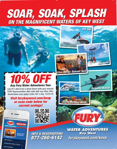 fury water adventures key west coupons